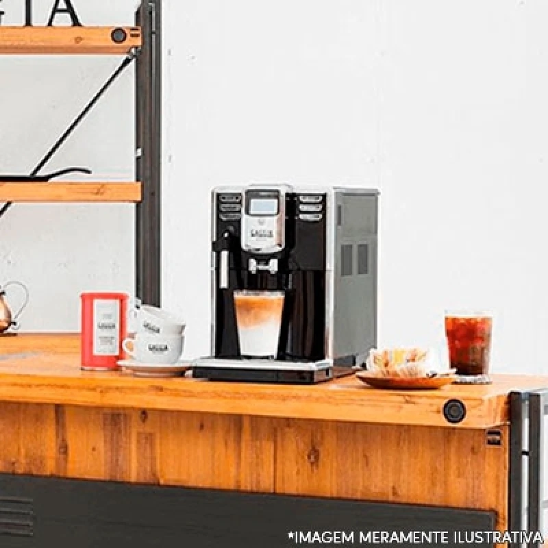 máquina de café expresso pó